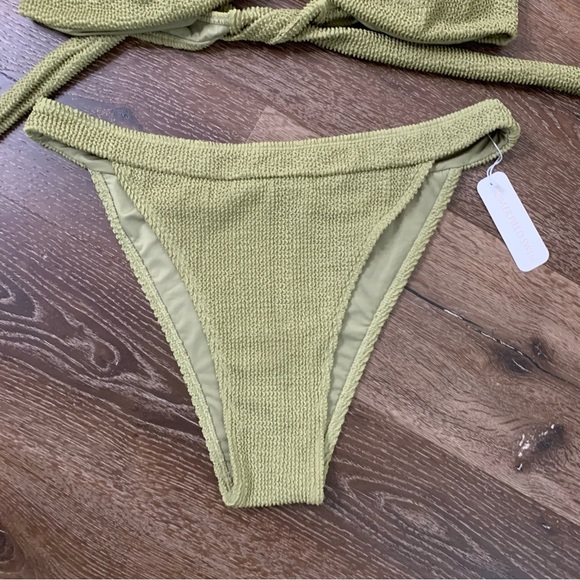 Somerfield Swim Womens green  Nori Malabar top / Sorento bottom 2XL NWT - Picture 4 of 12